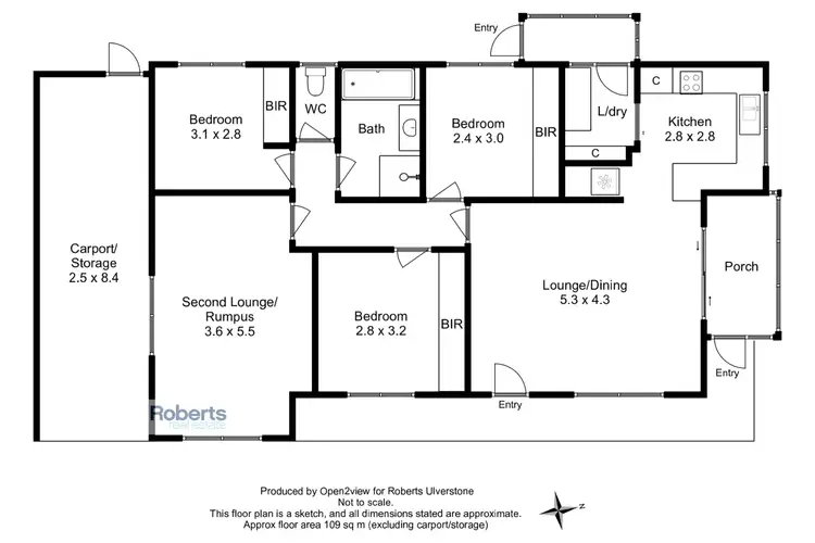 Floorplan of Homely unit listing, 8/8 Arnold Street, Penguin TAS 7316