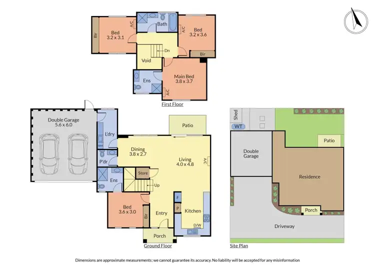 Floorplan of Homely townhouse listing, 2/5 Damar Avenue, Boronia VIC 3155