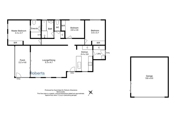 Floorplan of Homely unit listing, 4/2-3 Washington Drive, Stony Rise TAS 7310