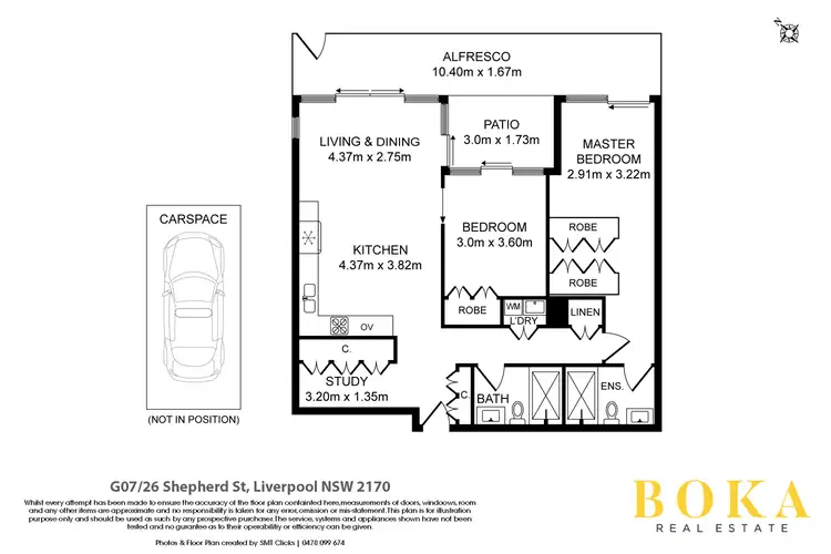 Floorplan of Homely apartment listing, G07/26 Shepherd Street, Liverpool NSW 2170