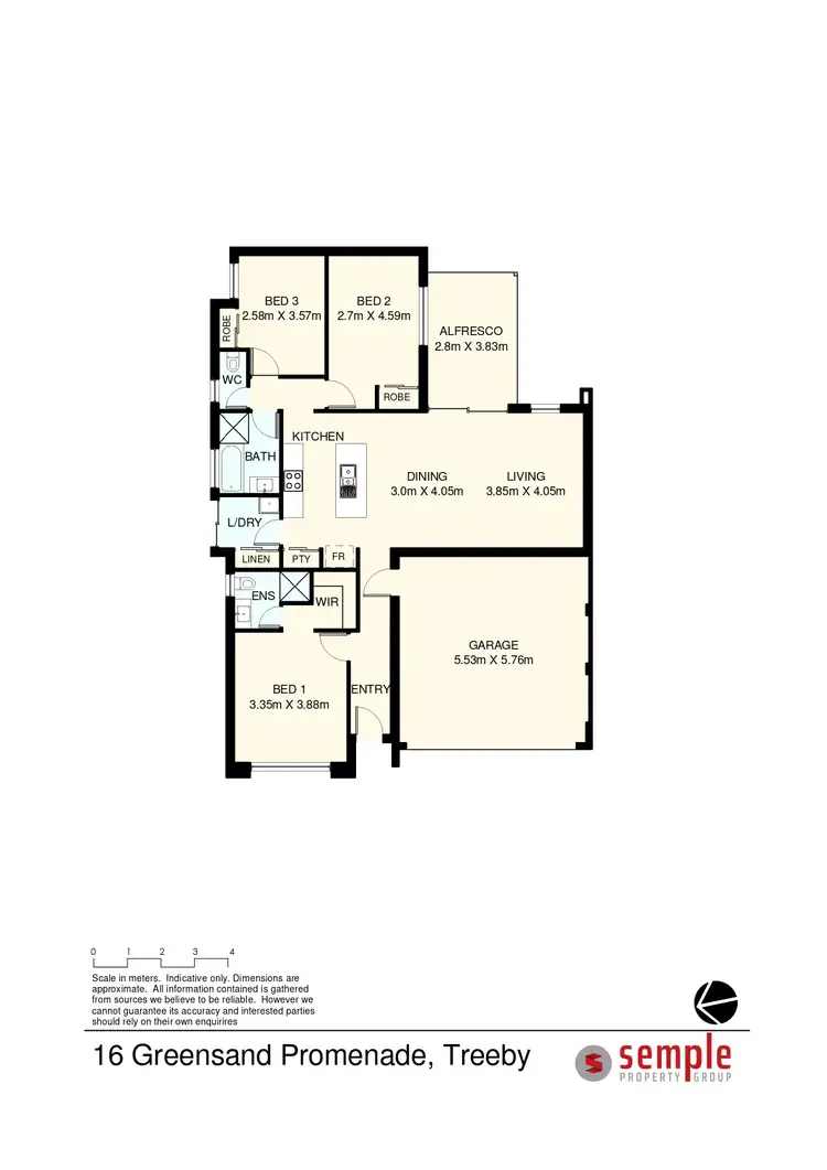 Floorplan of Homely house listing, 16 Greensand Promenade, Treeby WA 6164