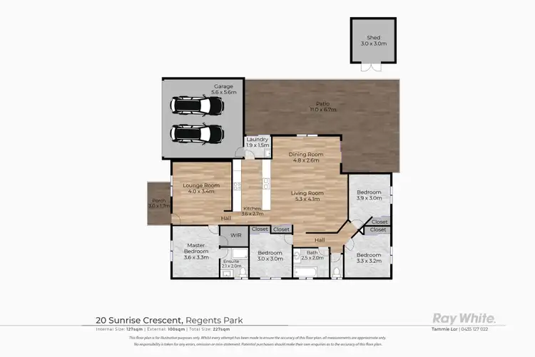 Floorplan of Homely house listing, 20 Sunrise Crescent, Regents Park QLD 4118