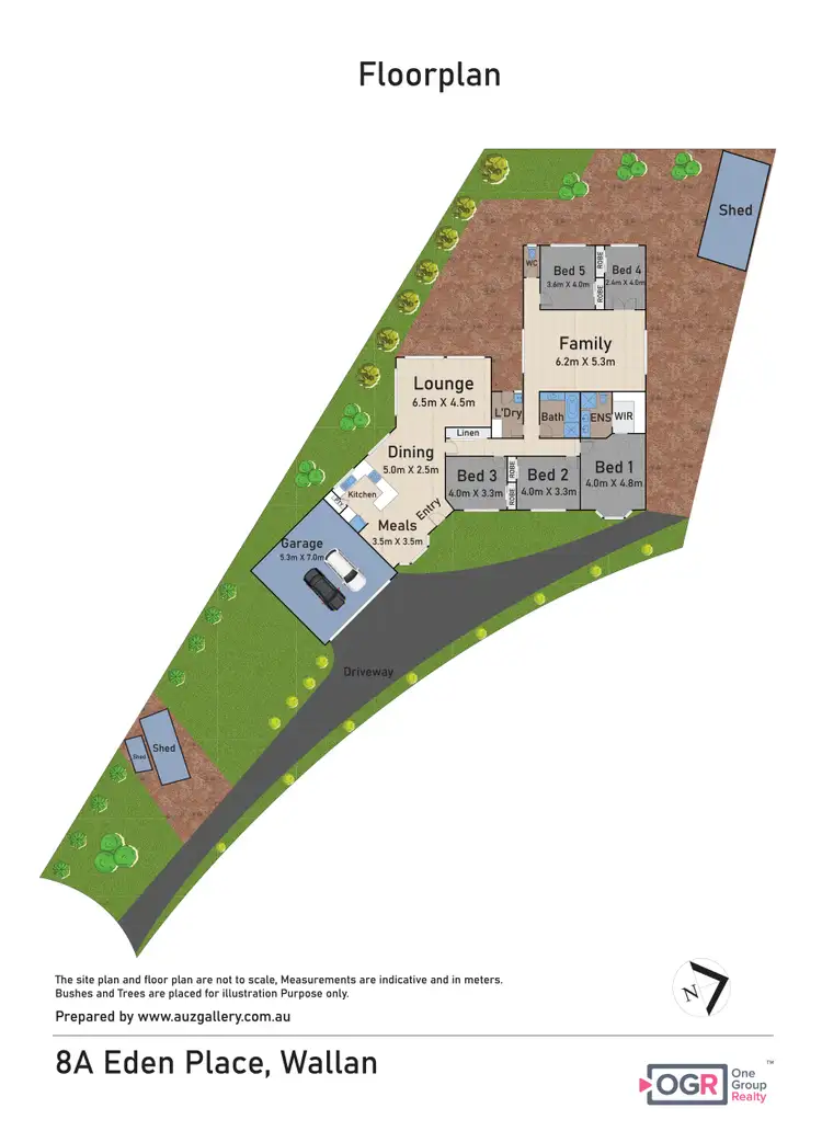 Floorplan of Homely rural property listing, 8 Eden Place, Wallan VIC 3756