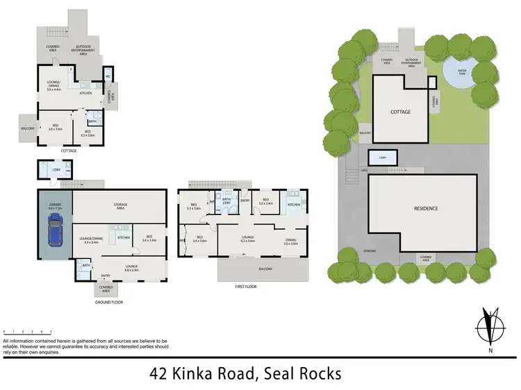 Floorplan of Homely house listing, 42 Kinka Road, Seal Rocks NSW 2423
