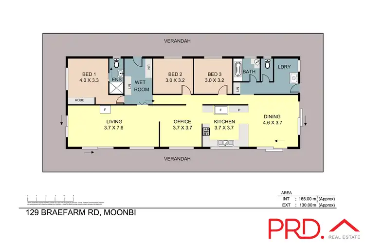 Floorplan of Homely house listing, 129 Braefarm Road, Moonbi NSW 2353