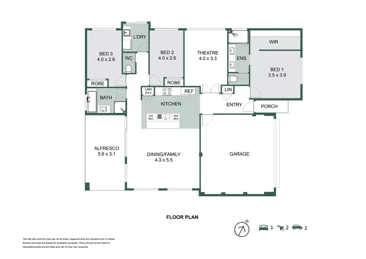Floorplan of Homely house listing, 5 Dalkeith Rise, Ravenswood WA 6208