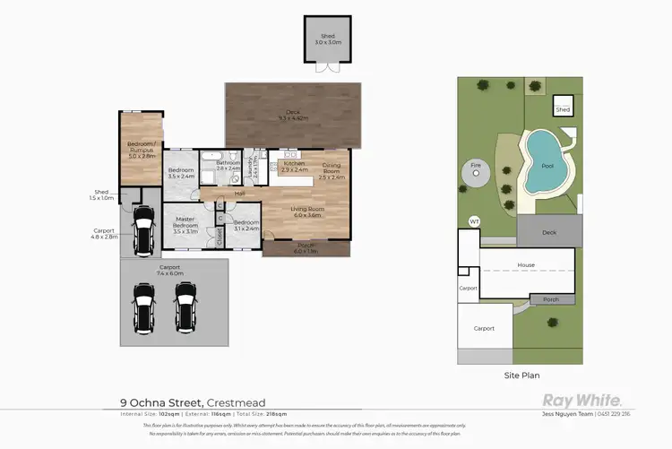 Floorplan of Homely house listing, 9 Ochna Street, Crestmead QLD 4132