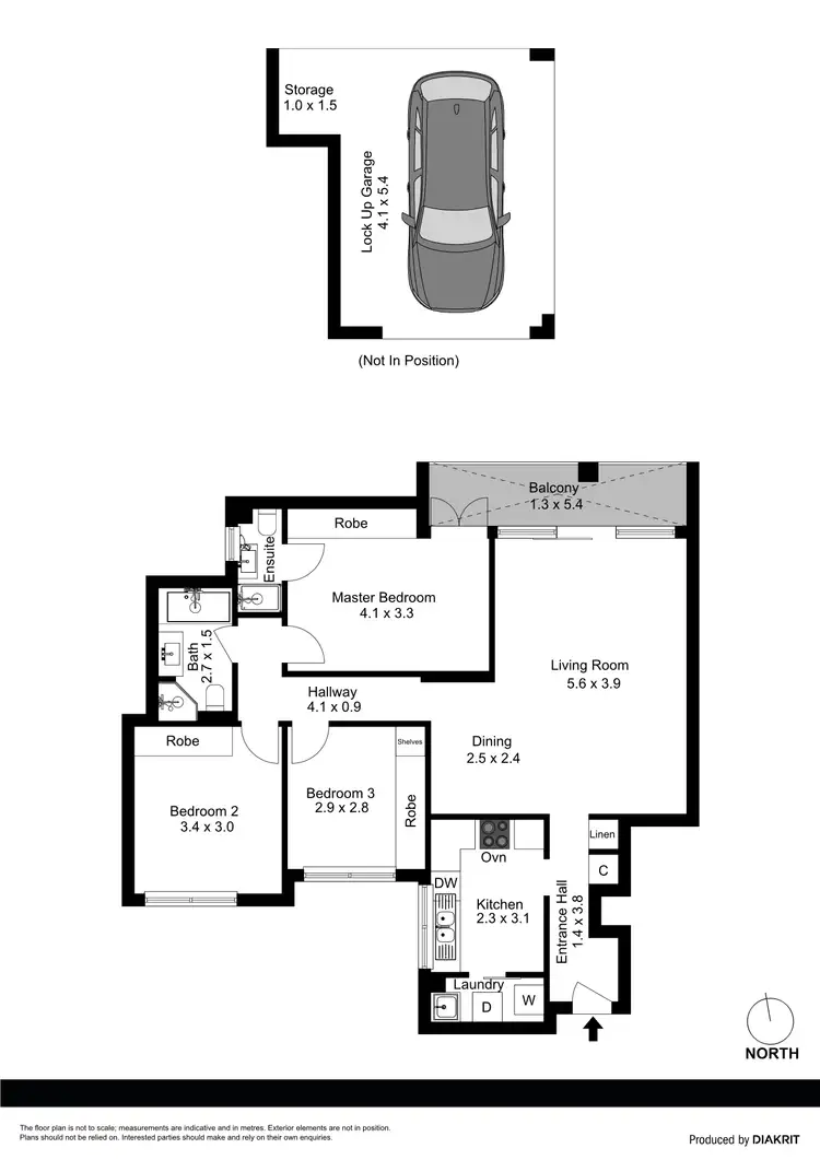 Floorplan of Homely apartment listing, 3/1625 Pacific Highway, Wahroonga NSW 2076