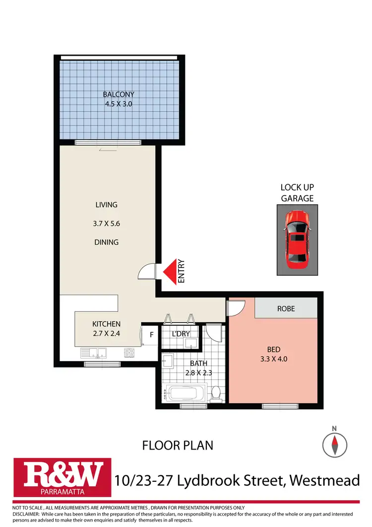 Floorplan of Homely unit listing, 10/23-27 Lydbrook Street, Westmead NSW 2145
