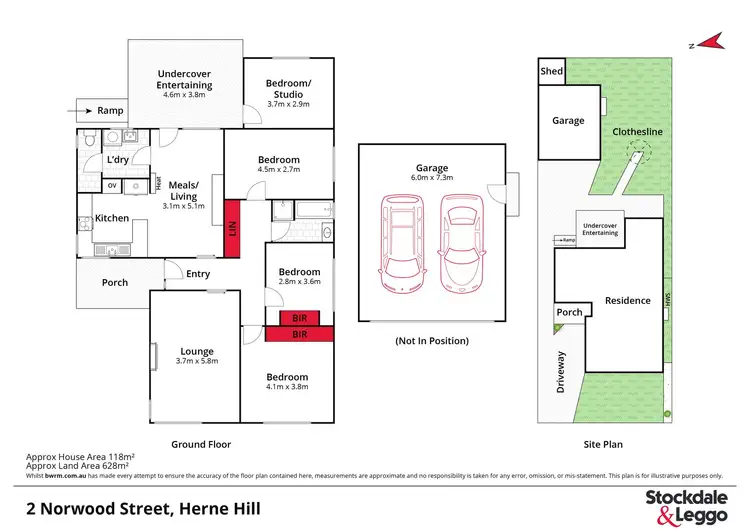 Floorplan of Homely house listing, 2 Norwood Street, Herne Hill VIC 3218