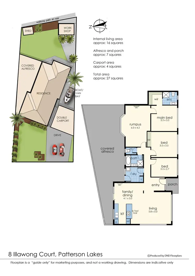 Floorplan of Homely house listing, 8 Illawong Court, Patterson Lakes VIC 3197
