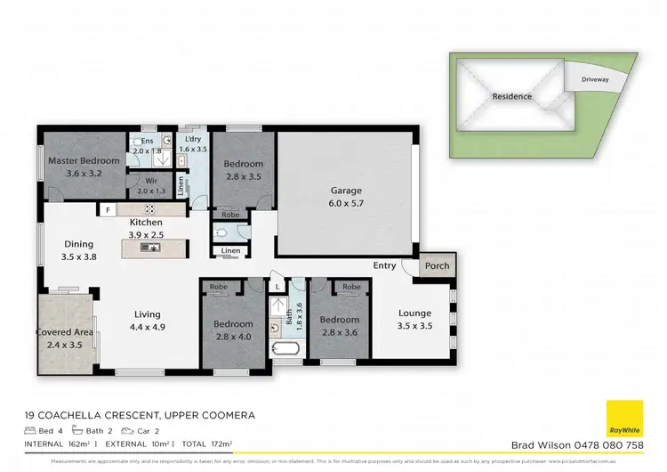 Floorplan of Homely house listing, 19 Coachella Crescent, Upper Coomera QLD 4209