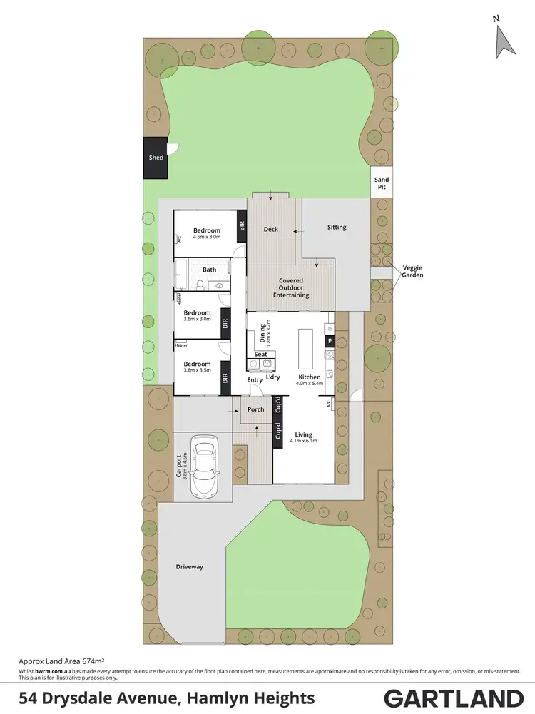 Floorplan of Homely house listing, 54 Drysdale Avenue, Hamlyn Heights VIC 3215