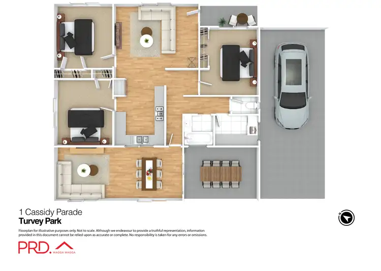 Floorplan of Homely house listing, 1 Cassidy Parade, Turvey Park NSW 2650