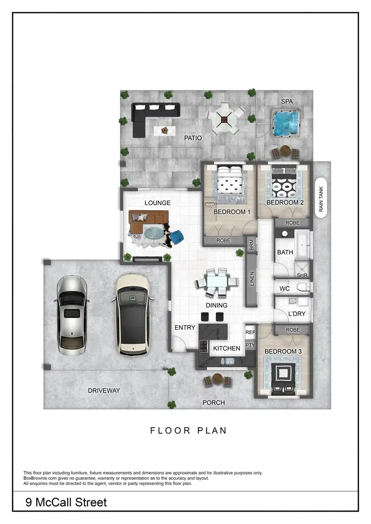 Floorplan of Homely house listing, 9 McCall Street, Marian QLD 4753