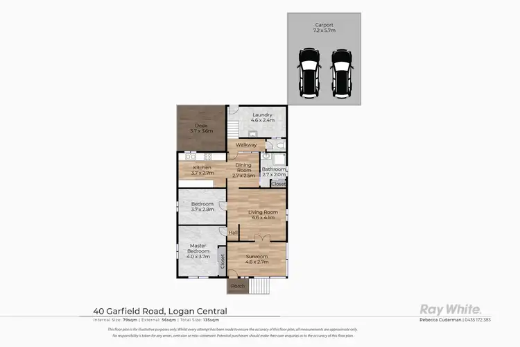 Floorplan of Homely house listing, 40 Garfield Road, Logan Central QLD 4114