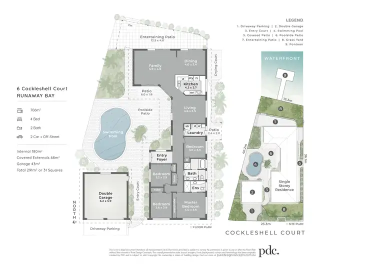 Floorplan of Homely house listing, 6 Cockleshell Court, Runaway Bay QLD 4216