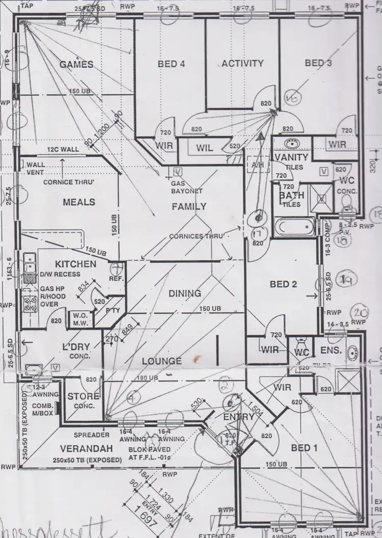 Floorplan of Homely house listing, 7 Winderie Crescent, Ellenbrook WA 6069
