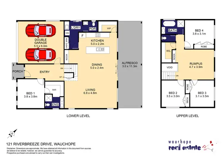 Floorplan of Homely house listing, 121 Riverbreeze Drive, Wauchope NSW 2446