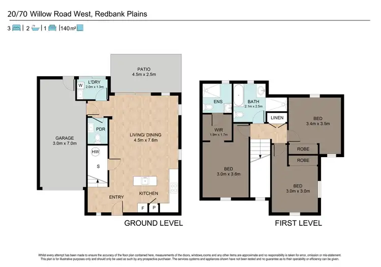 Floorplan of Homely unit listing, 25/70 Willow Road, Redbank Plains QLD 4301