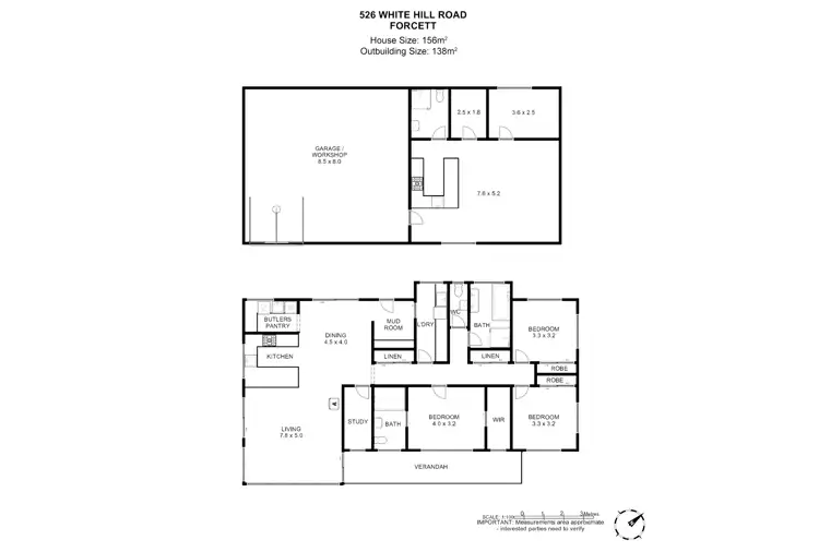 Floorplan of Homely house listing, 526 White Hill Road, Forcett TAS 7173
