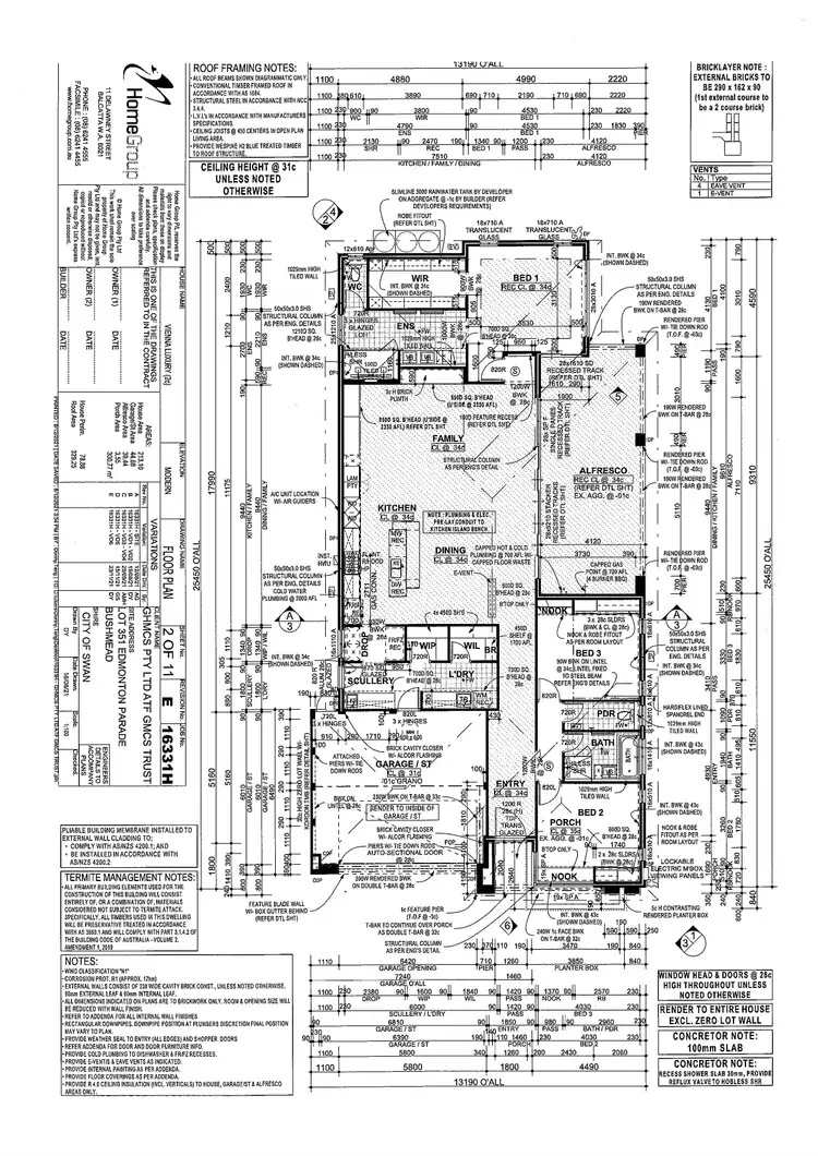 Floorplan of Homely house listing, 28 Edmonton Parade, Bushmead WA 6055
