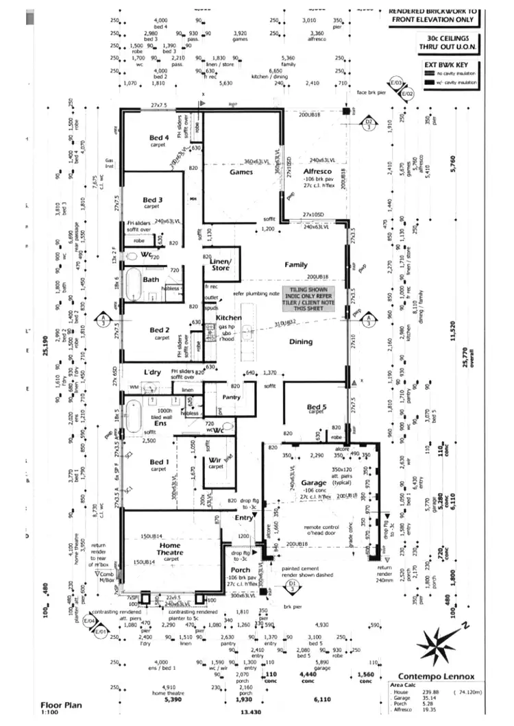 Floorplan of Homely house listing, 36 Pegasus Drive, Australind WA 6233