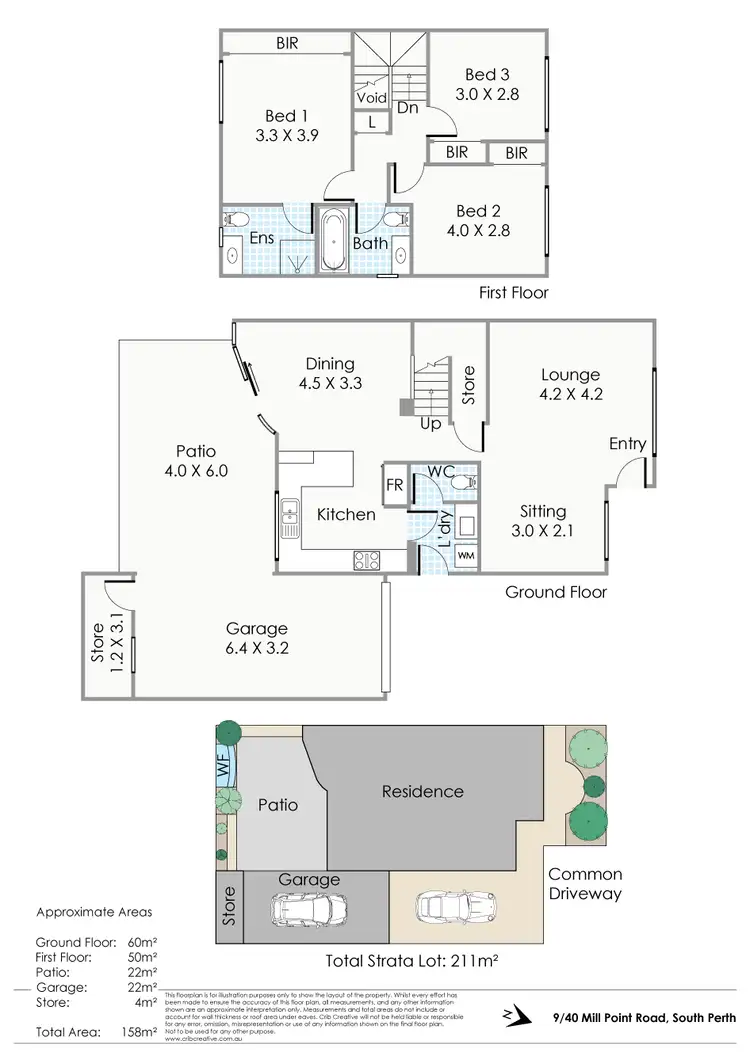Floorplan of Homely house listing, 9/40 Mill Point Road, South Perth WA 6151