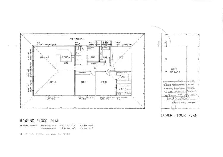 Floorplan of Homely house listing, 190 Downings Hill Rd, Toora VIC 3962
