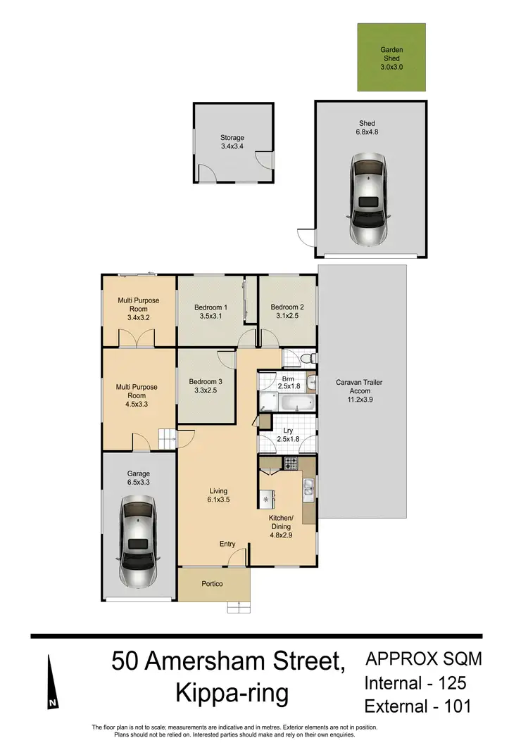 Floorplan of Homely house listing, 50 Amersham Street, Kippa-Ring QLD 4021