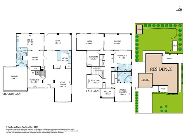 Floorplan of Homely house listing, 3 Orpheus Place, Redland Bay QLD 4165