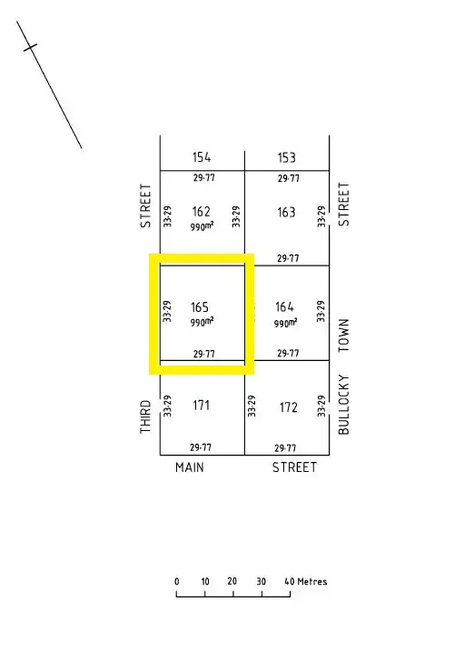 Floorplan of Homely land listing, 4 Bullocky Town Road, Kingston Se SA 5275