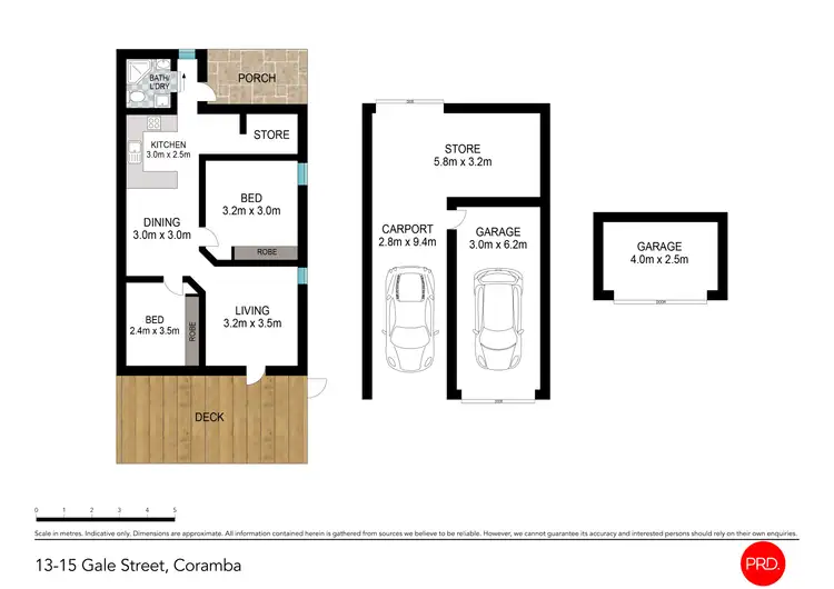 Floorplan of Homely house listing, 13-15 Gale Street, Coramba NSW 2450