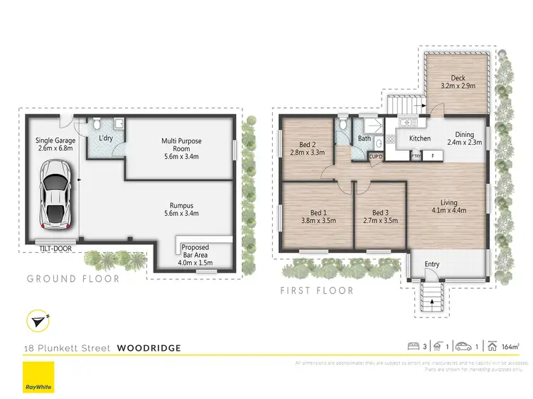 Floorplan of Homely house listing, 18 Plunkett Street, Woodridge QLD 4114