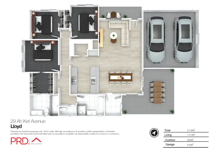 Floorplan of Homely house listing, 29 Ah Ket Avenue, Lloyd NSW 2650