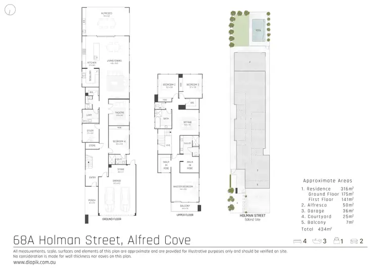 Floorplan of Homely house listing, 68A Holman Street, Alfred Cove WA 6154