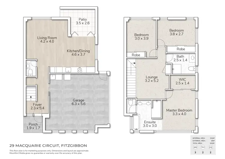 Floorplan of Homely house listing, 29 Macquarie Circuit, Fitzgibbon QLD 4018