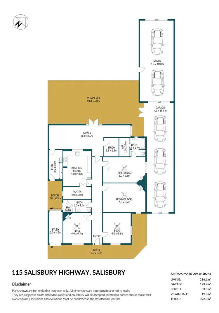 Floorplan of Homely house listing, 115 Salisbury Highway, Salisbury SA 5108