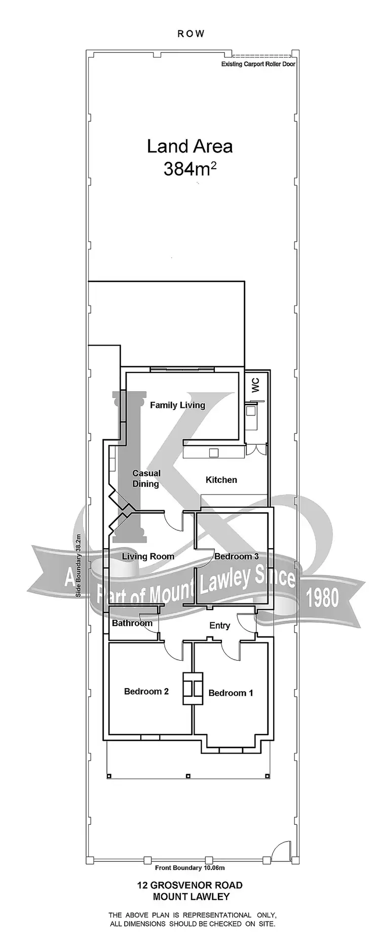 Floorplan of Homely house listing, 12 Grosvenor Road, Mount Lawley WA 6050