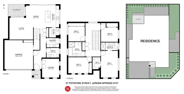 Floorplan of Homely house listing, 27 Poynting Street, Jordan Springs NSW 2747
