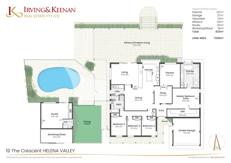 Floorplan of Homely house listing, 19 The Crescent, Helena Valley WA 6056