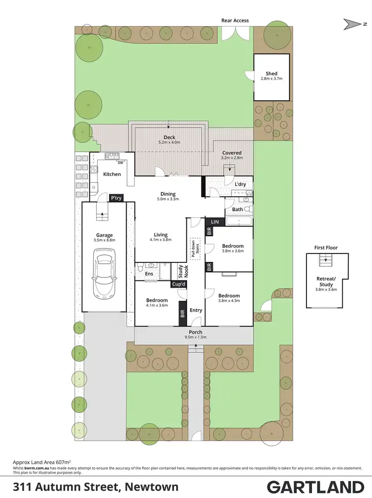 Floorplan of Homely house listing, 311 Autumn Street, Newtown VIC 3220
