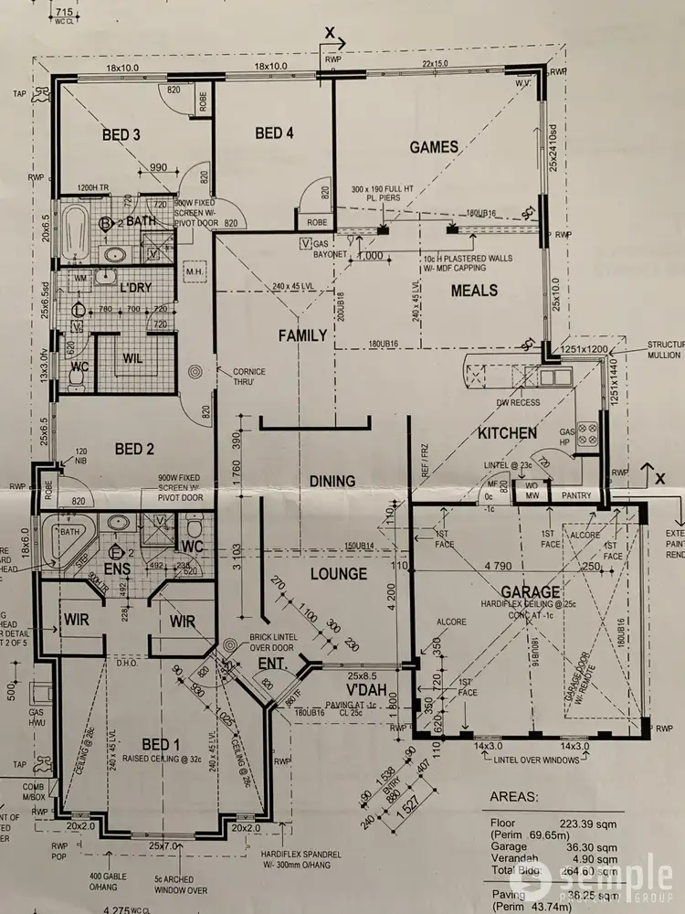 Floorplan of Homely house listing, 13 Charnley Bend, Success WA 6164