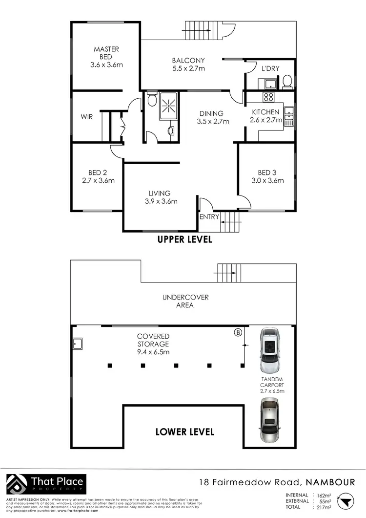 Floorplan of Homely house listing, 18 Fairmeadow Road, Nambour QLD 4560