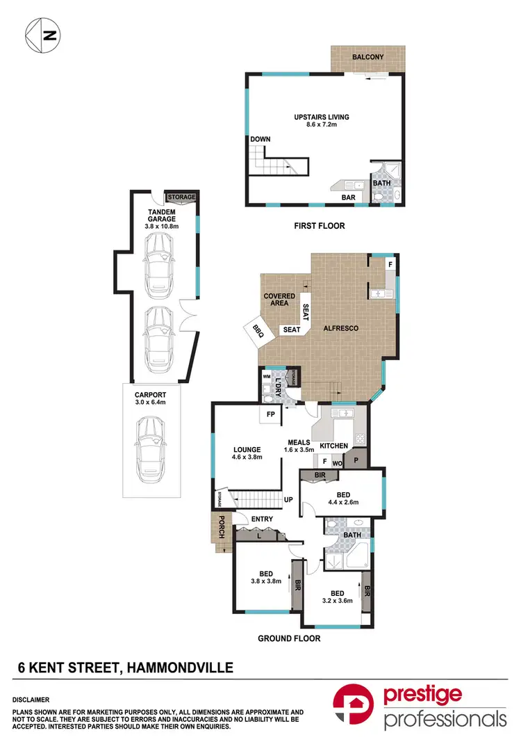Floorplan of Homely house listing, 6 Kent Street, Hammondville NSW 2170