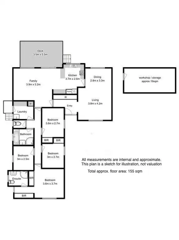 Floorplan of Homely house listing, 73 Devines Rd, West Moonah TAS 7009