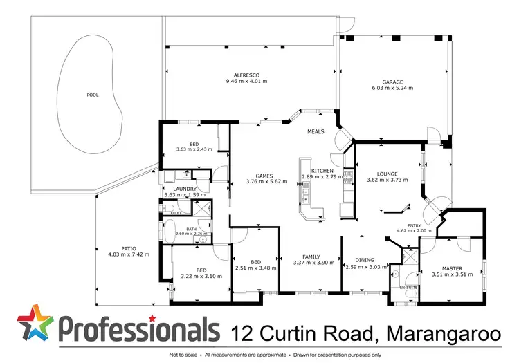 Floorplan of Homely house listing, 12 Curtin Road, Marangaroo WA 6064