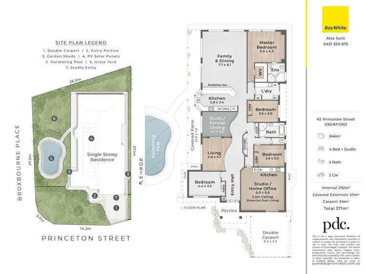 Floorplan of Homely house listing, 42 Princeton Street, Oxenford QLD 4210