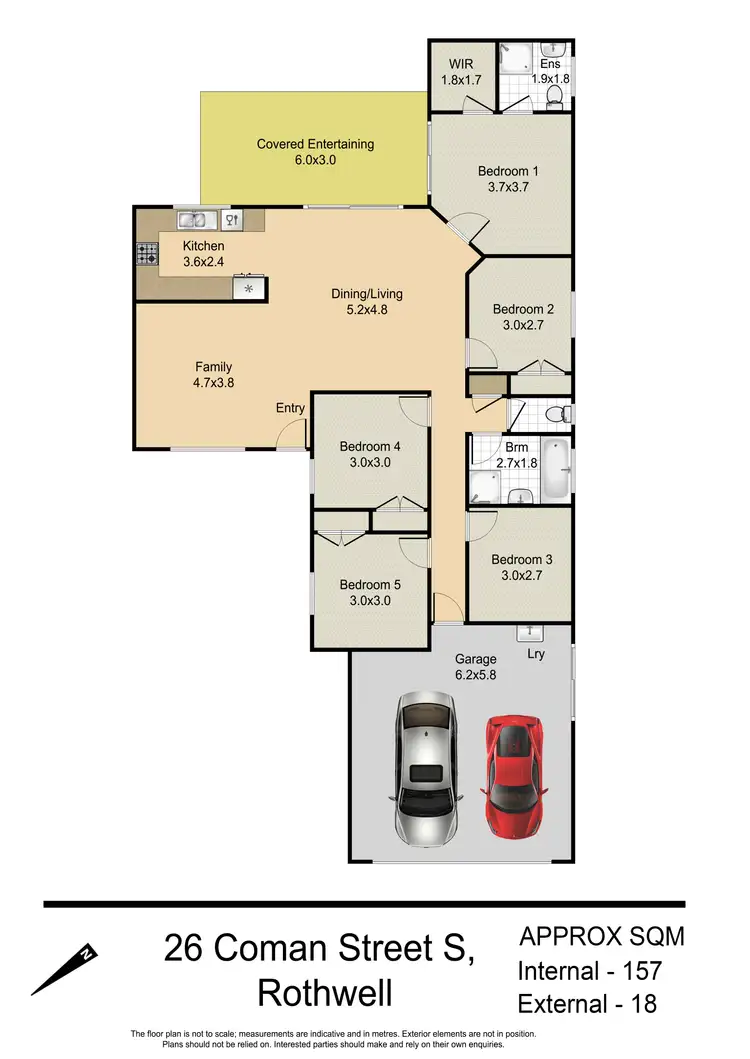 Floorplan of Homely house listing, 26 Coman Street South,, Rothwell QLD 4022