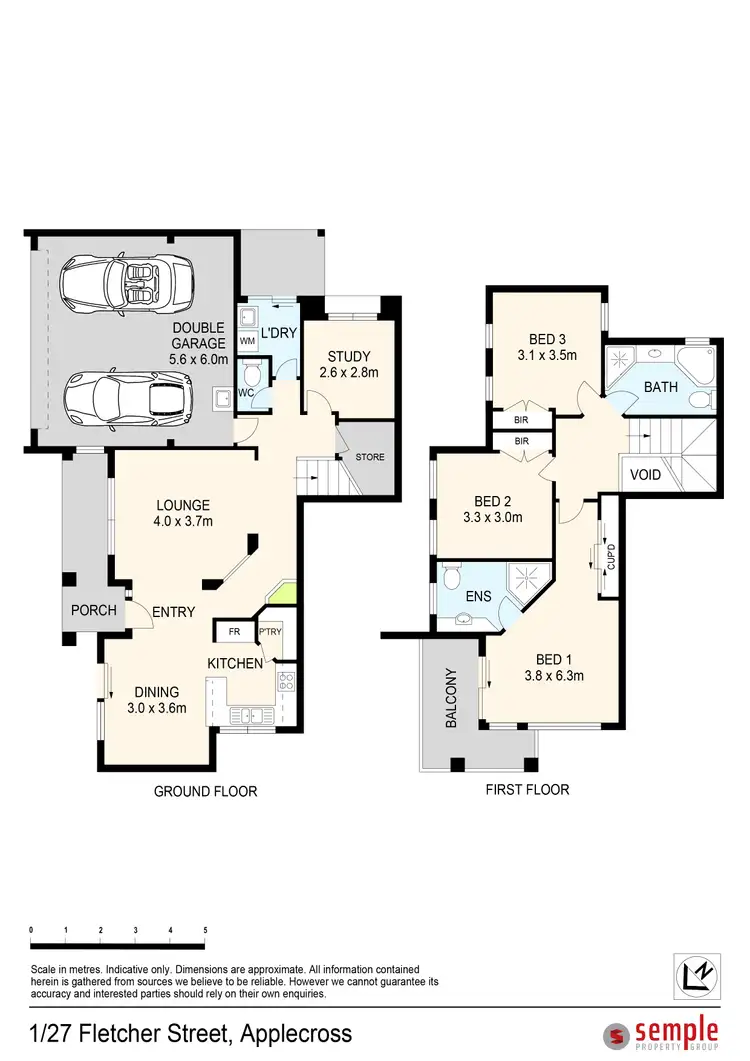 Floorplan of Homely house listing, 1/27 Fletcher Street, Applecross WA 6153